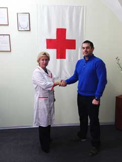 Продовжуємо співпрацю з Червоним Хрестом