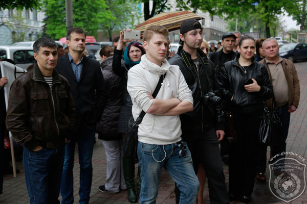 Противники МАФів та підприємці з’ясовували стосунки коло Шевченківської РДА