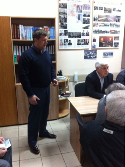 Наш дружній кандидат Олександр Титаренко зустрічався з виборцями