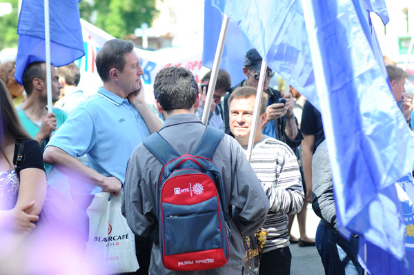 Ми захищаємо дрібний та середній бізнес: мітинги на Подолі та Дегтярівській