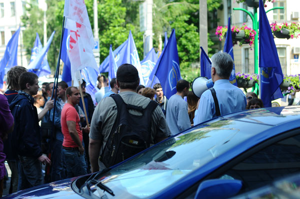 Ми захищаємо дрібний та середній бізнес: мітинги на Подолі та Дегтярівській