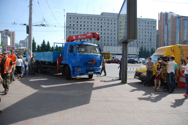 На Печерську ГО «Громадянський Корпус» захищав своїх учасників